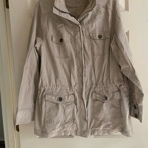 Avenue Women's Light Tan Utility Jacket